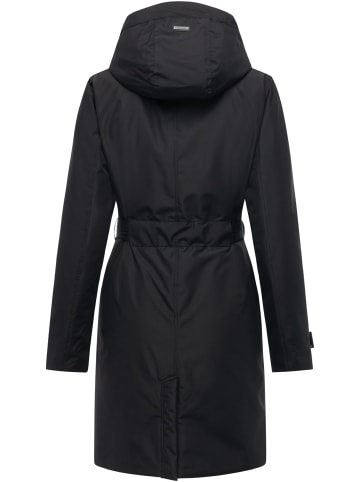 ragwear Kurzmantel Horatia Warm YOUMODO in Black