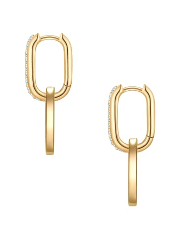 Glanzstücke München Ohrringe aus Sterling Silber mit Zirkonia in gelbgold