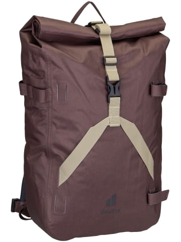 Deuter Rolltop Rucksack Amager 25+5 in Raisin