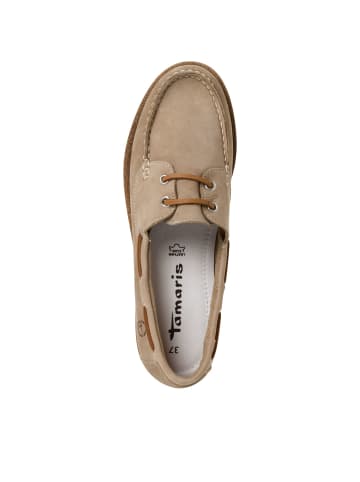 Tamaris Bootsschuhe in Beige