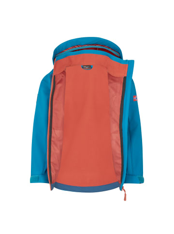Trollkids Softshelljacke Balestrand in dark petrol