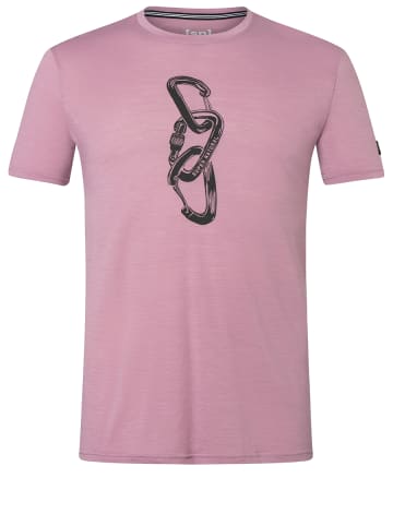 super.natural Merino T-Shirt CARABINERI in rosa