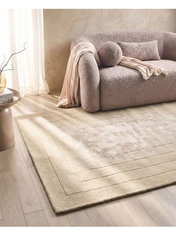 Beliani Kurzflor AMADO in Beige - (W) 160 x (L) 230 cm