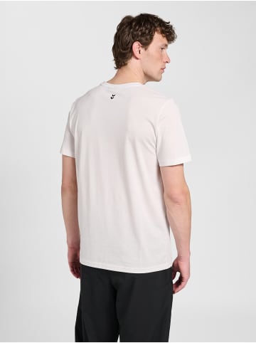Hummel T-Shirt Hmlpulse Lebensstil Herren in WHITE/RED