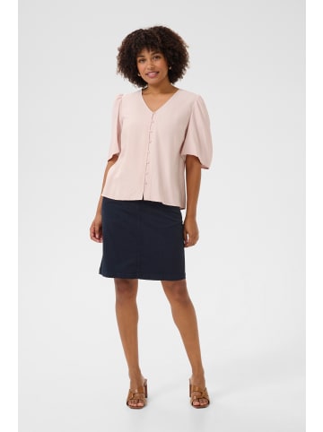 Cream Kurzarmhemd CRBulie Regular fit in Sepia Rose