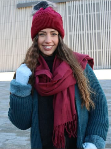 styleBREAKER Schal in Pink