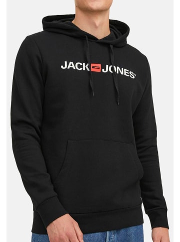 Jack & Jones Sweatshirt / Hoodie Corp in Schwarz / weiß