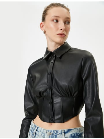 KOTON Shirt in Schwarz