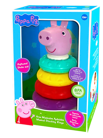 Kids Licensing Peppa Wutz Stapelturm mit Ton und Licht 12 Monate