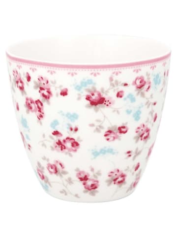 Greengate Latte Cup ELSY Weiß mit Blumen