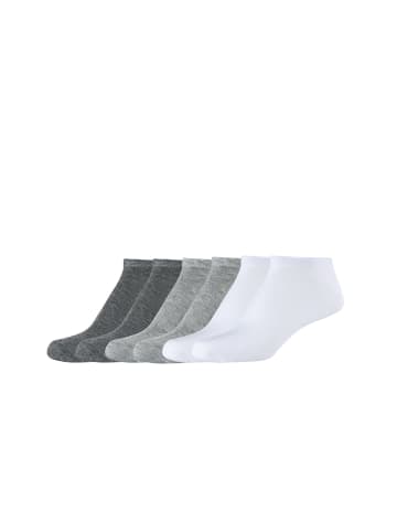 S. Oliver Sneakersocken 6er Pack silky touch in Weiß mix