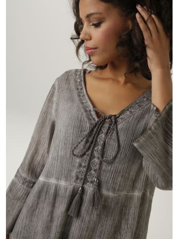 Aniston CASUAL Tunikakleid in grau