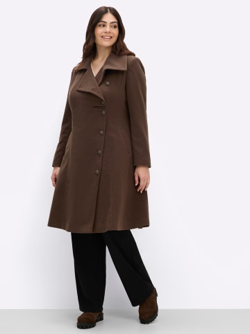 sheego by Joe Browns Mantel in schoko