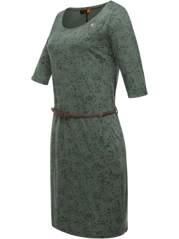 ragwear Jerseykleid Tannya Flowery in Pine Green