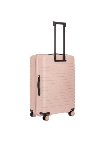 BRIC`s BY Ulisse - 4-Rollen-Trolley 71 cm erw. (grey blue) in pearl pink