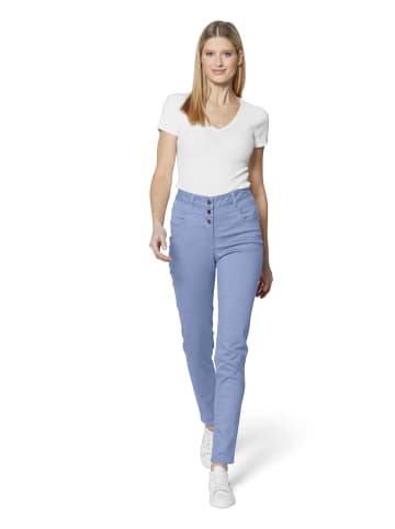MADELEINE Highwaist-Jeans aus Power-Stretch in polarblau