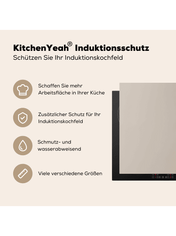 KitchenYeah Herdabdeckplatte Beige