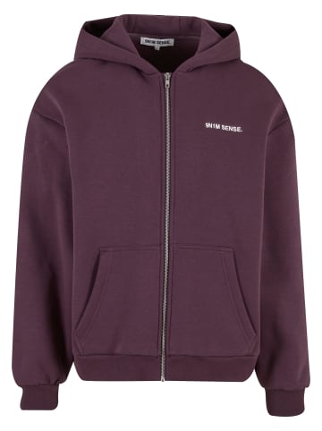 9N1M SENSE 9N1M SENSE Zip-Kapuzenpullover in plumpurple