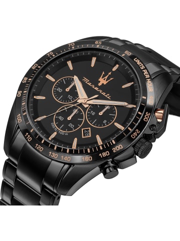 Maserati Uhr in Schwarz