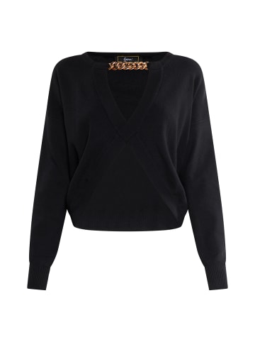 faina Damen Strickpullover in Schwarz