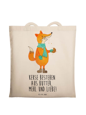 Mr. & Mrs. Panda Shopper Fuchs Keks mit Spruch in Creme