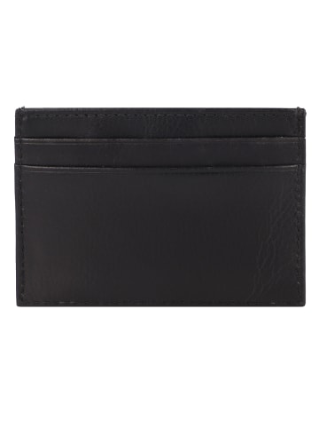 Leonhard Heyden Roma Kreditkartenetui Leder 10 cm in schwarz