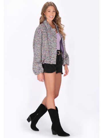 IZIA Women Jacket in black melange