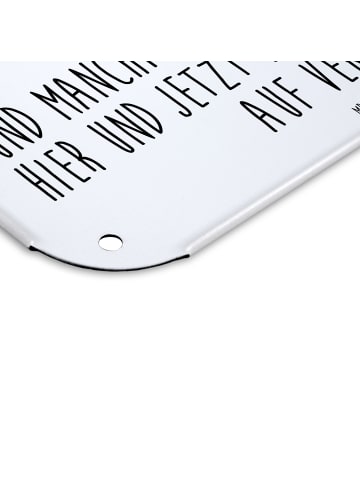 Mr. & Mrs. Panda tafel Seeigel mit Spruch in Weiß