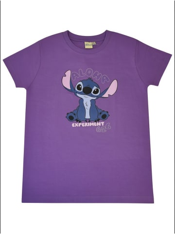 Lilo & Stitch Disney Lilo & Stich T-Shirt Aloha Experiment Shirt Oberteil in lila