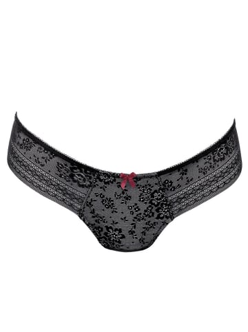 Anita String Fleur in Schwarz