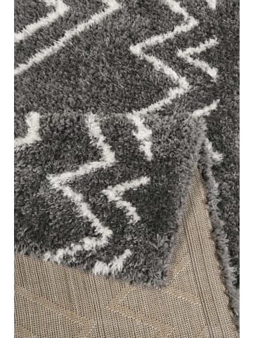 Wecon Home Teppich "Yagour" in Anthrazit/Weiß