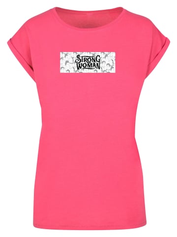 Merchcode Merchcode T-Shirts in hibiskus pink