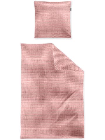 Irisette Soft-Seersucker Bettwäsche in rot