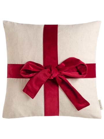 Tom Tailor Zierkissenhülle WEIHNACHTSKISSEN in Rot