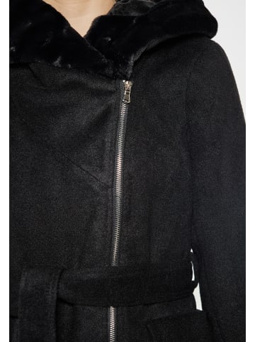 Albee Women Fake Fur Jacke in Schwarz