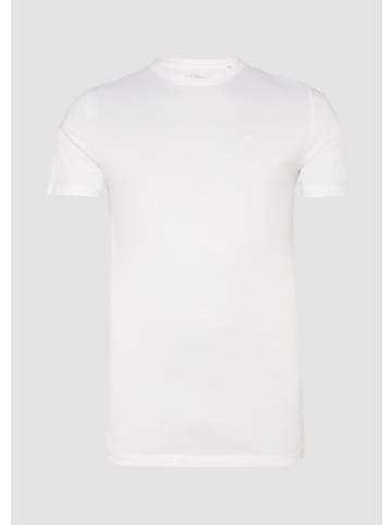 s.Oliver T-Shirt in 0100_weiß