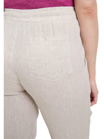 CARTOON Leinenhose mit Tunnelzug in Nature/Cream