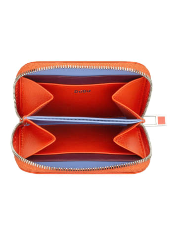 DuDu Hokkaido Geldbörse Leder 10 cm in kürbis