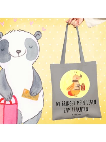 Mr. & Mrs. Panda Beutel Glühwürmchen mit Spruch in Light Grey