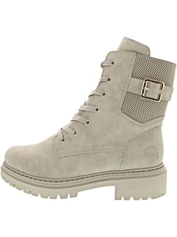 rieker Schnürstiefel Beige
