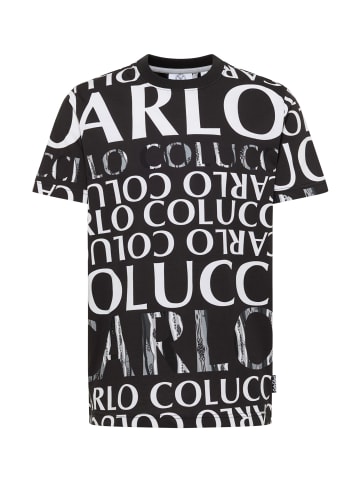 Carlo Colucci T-Shirt Dindo in Schwarz