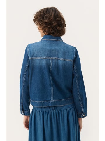 PART TWO Jeansjacke NanniePW Gerade Passform in Medium Blue Denim