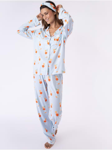 P.J. Salvage Pyjama Playful Prints in Weiß