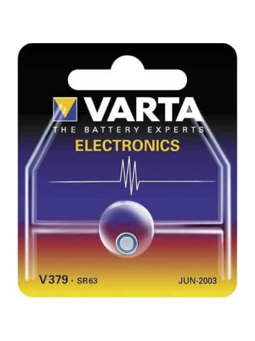 Varta Batterie V 379 SR63 in Schwarz