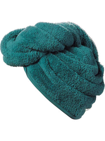 Erwin Müller Frottier Turban in petrol