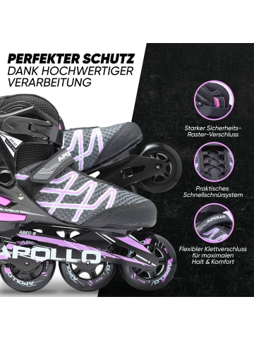 Apollo Fast Entry Inline Skates " Inliner Air Flow X2 " in violett