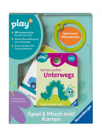 Ravensburger Verlag GmbH Spiel - Play+ Spiel & Mach mit! Karten: Sachen suchen: Unterwegs - ab 1,5 J