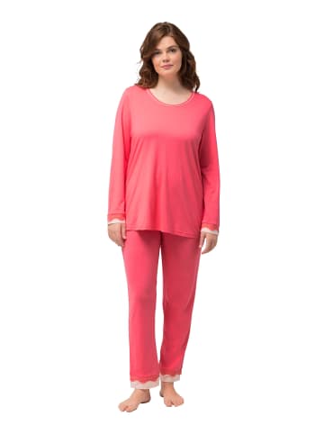 Ulla Popken Pyjama in flamingo