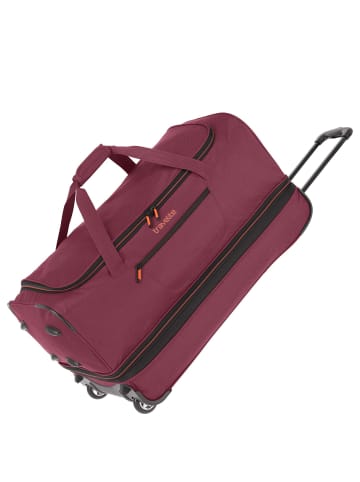 travelite Basics - Rollenreisetasche 98/119L 70 cm erw. (bordeaux) in bordeaux