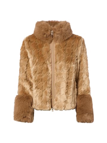 MARC CAIN COLLECTIONS Teddyfelljacke in braun